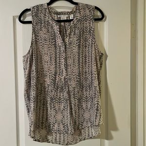 Max Studio 100% Silk Tank Top